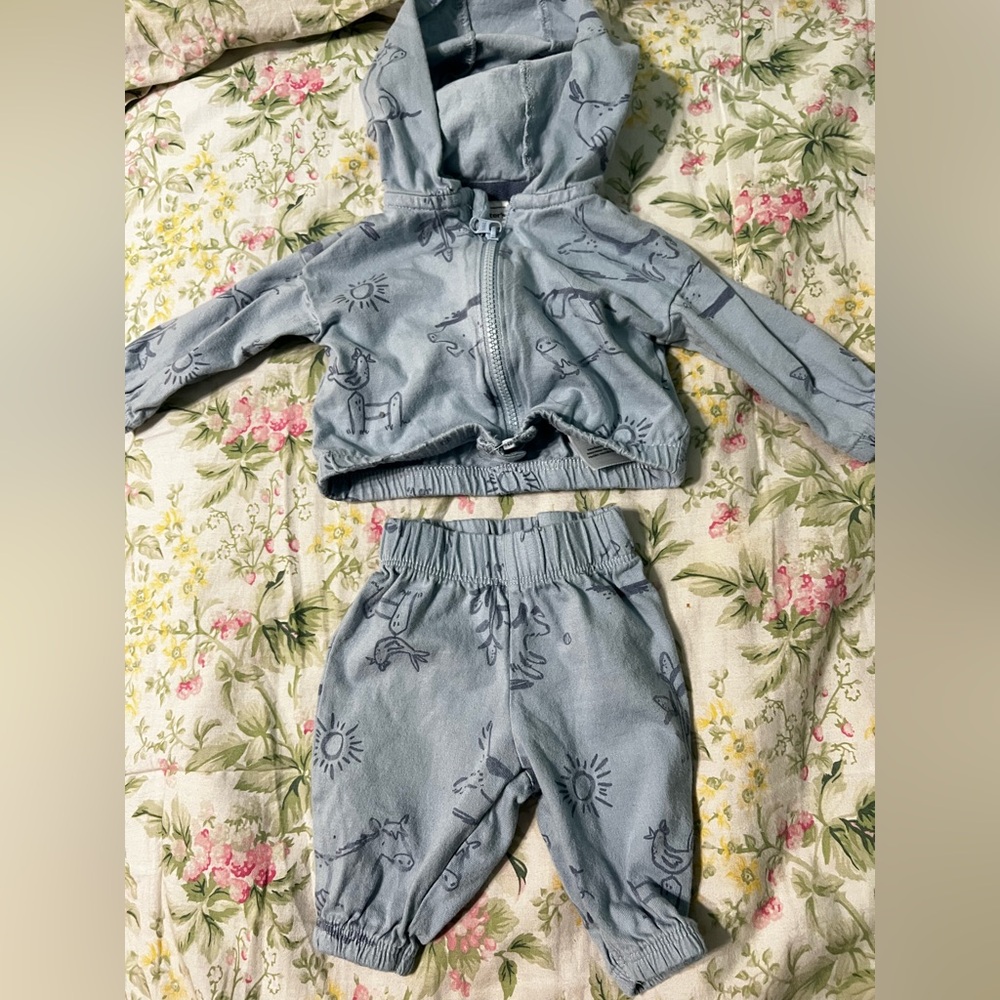 NB Carter's Animal Outfit Set